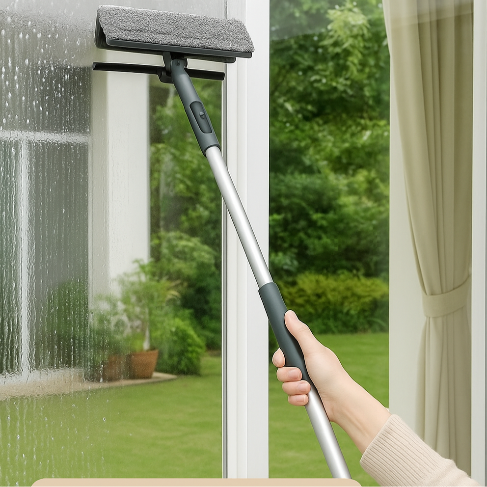 Slipp vingliga stegar– nå höga fönster säkert från marken