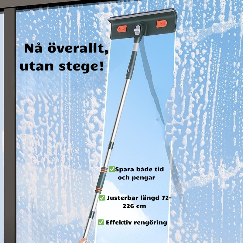 Slipp vingliga stegar– nå höga fönster säkert från marken